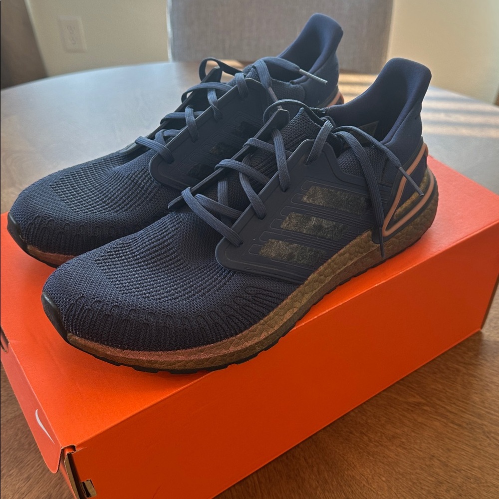 Adidas Ultraboost 20 Rare Men's Navy Blue Running Shoes / Sneakers